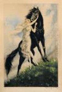 La Cavaliere by Louis Icart