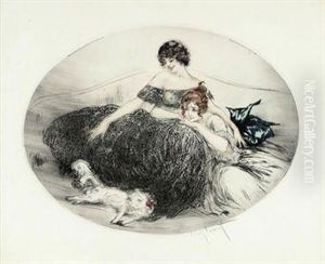 Petits Chat by Louis Icart