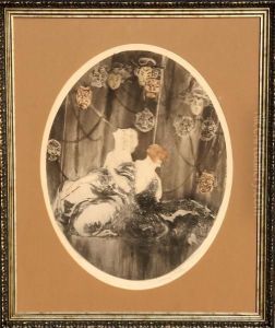 Les Masques by Louis Icart