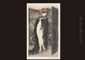 Before Mascarade by Louis Icart