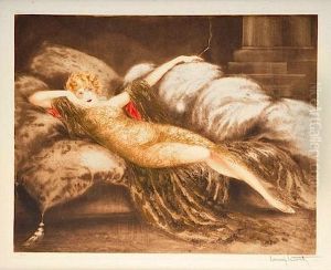 Le Voile Dore by Louis Icart