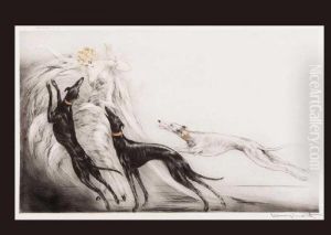 Hunting Ii by Louis Icart