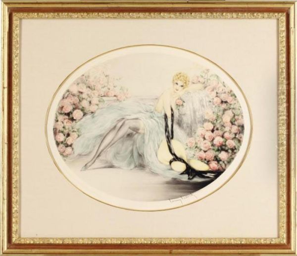 Belle Rose by Louis Icart