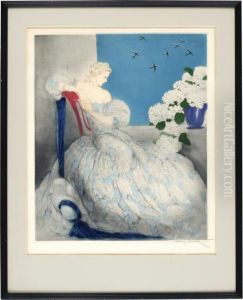 Symphony In Blue by Louis Icart
