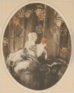 Les Masques by Louis Icart