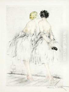 Back Stage by Louis Icart