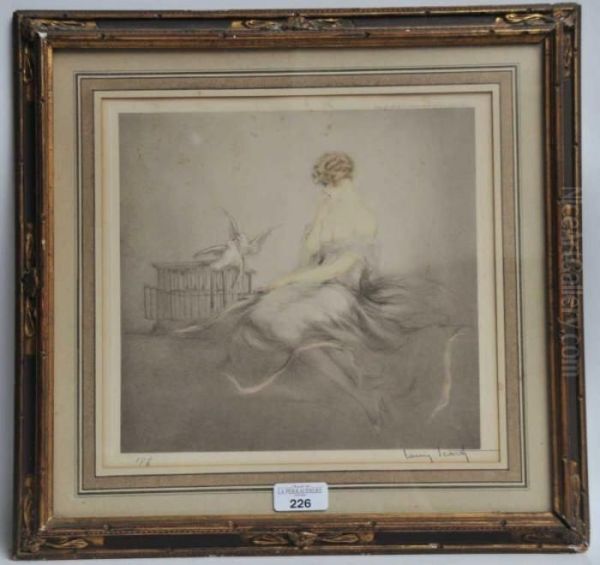 Jeune Femme Aux Colombes - view 1
