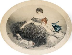 Kittens by Louis Icart