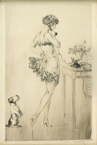 Elegante Au Telephone - view 1