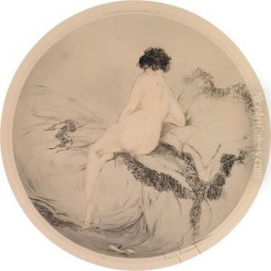 Le Coucher (retiring) by Louis Icart
