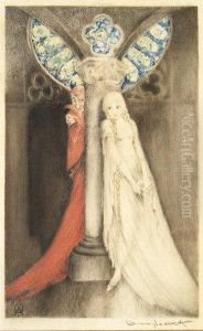 Mephistopheles And Marguerite by Louis Icart