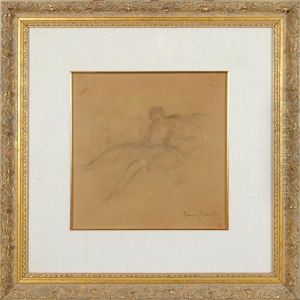 Elle Se Repose by Louis Icart