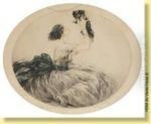 Jeune Femme by Louis Icart