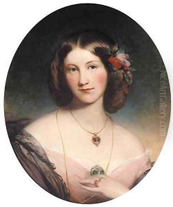 Portrait of a lady by James Godsell Middleton