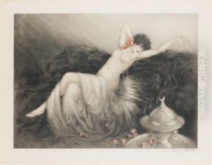 Smoke (fumee) by Louis Icart