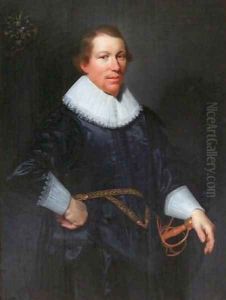 Portrait of Jonker Zuydewyn van Nuyssenburgh by Michiel Jansz. van Mierevelt
