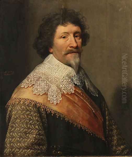 Portrait of a nobleman,half-length, thought to be Frederick Hendrick, Prince of Orangeand Stadholder of the United Provinces (1584-1647), in a jerkin - view 1