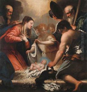 The Adoration of the Shepherds by Stefano Magnasco