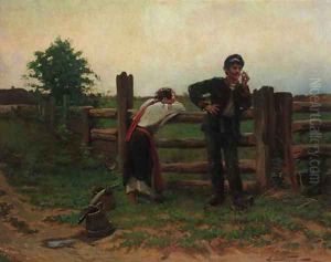 The Soldier's Disdain by Aleksandr Vladimirovich Makovskii