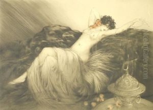 Smoke - Fumeel by Louis Icart