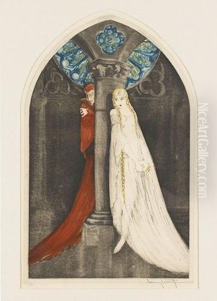 Mephisto Und Gretchen In Der Kapelle. - view 1
