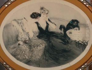 Fishing by Louis Icart