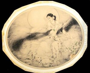 Lady Of The Camelias by Louis Icart