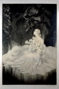 " Les Lys ". by Louis Icart
