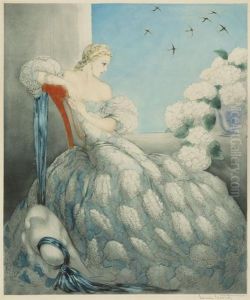 Symphony In Blue by Louis Icart