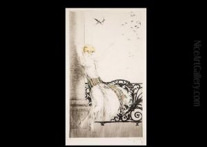 Swallows by Louis Icart