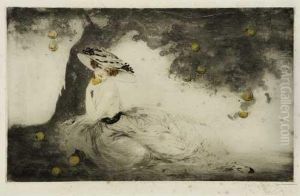 Under The Apple Tree by Louis Icart