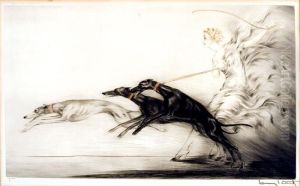 Dame Aux Levriers