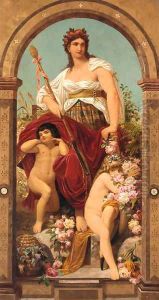 An allegory of summer by Hans Makart