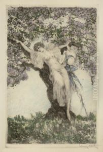 Spring Blossoms by Louis Icart