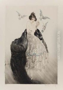 Sweet Caress by Louis Icart