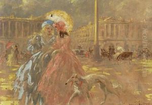 Place De La Concorde by Louis Icart