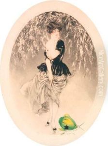 "elegante Au Pot Casse". by Louis Icart