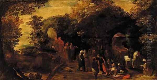 Saint Philip baptizing the eunuch - view 1