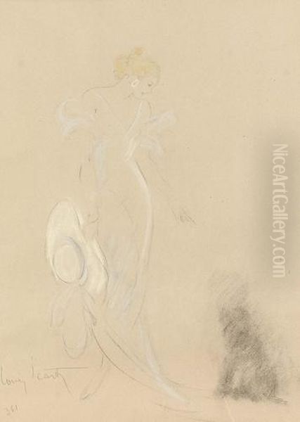 La Jeune Femme Et Le Chien. - view 1