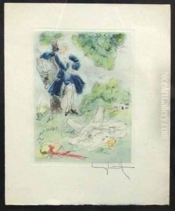 My Pleasure From Felecia Ou Mes Fredaines by Louis Icart