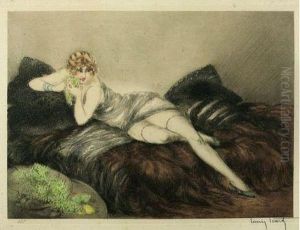 Les Fruits, 1926. by Louis Icart