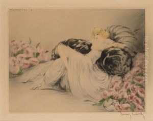 'peonies' An Etching And Aquatint With Drypoint, Circa 1935