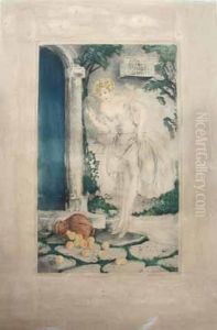 Spilled Apples by Louis Icart