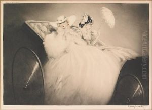 On The Champs Elysees by Louis Icart