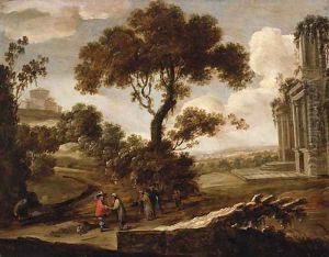 A Landscape with a Gentleman having his Fortune told
