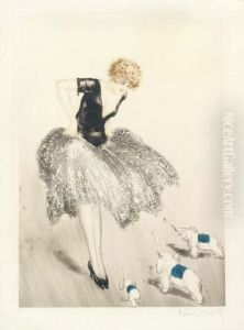 Les Elephants by Louis Icart