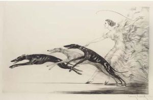 'vitesse' (speed Ii) by Louis Icart
