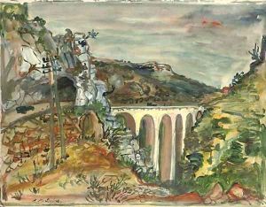 The viaduct by Abraham Mintchine