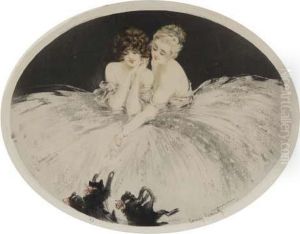 Frolicking by Louis Icart