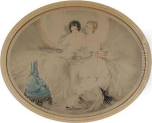 Old Yarn by Louis Icart